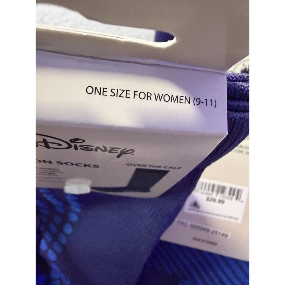 RunDisney Disney Compression 2 Pairs Of Socks Disney Socks Running Hiking  NWT
